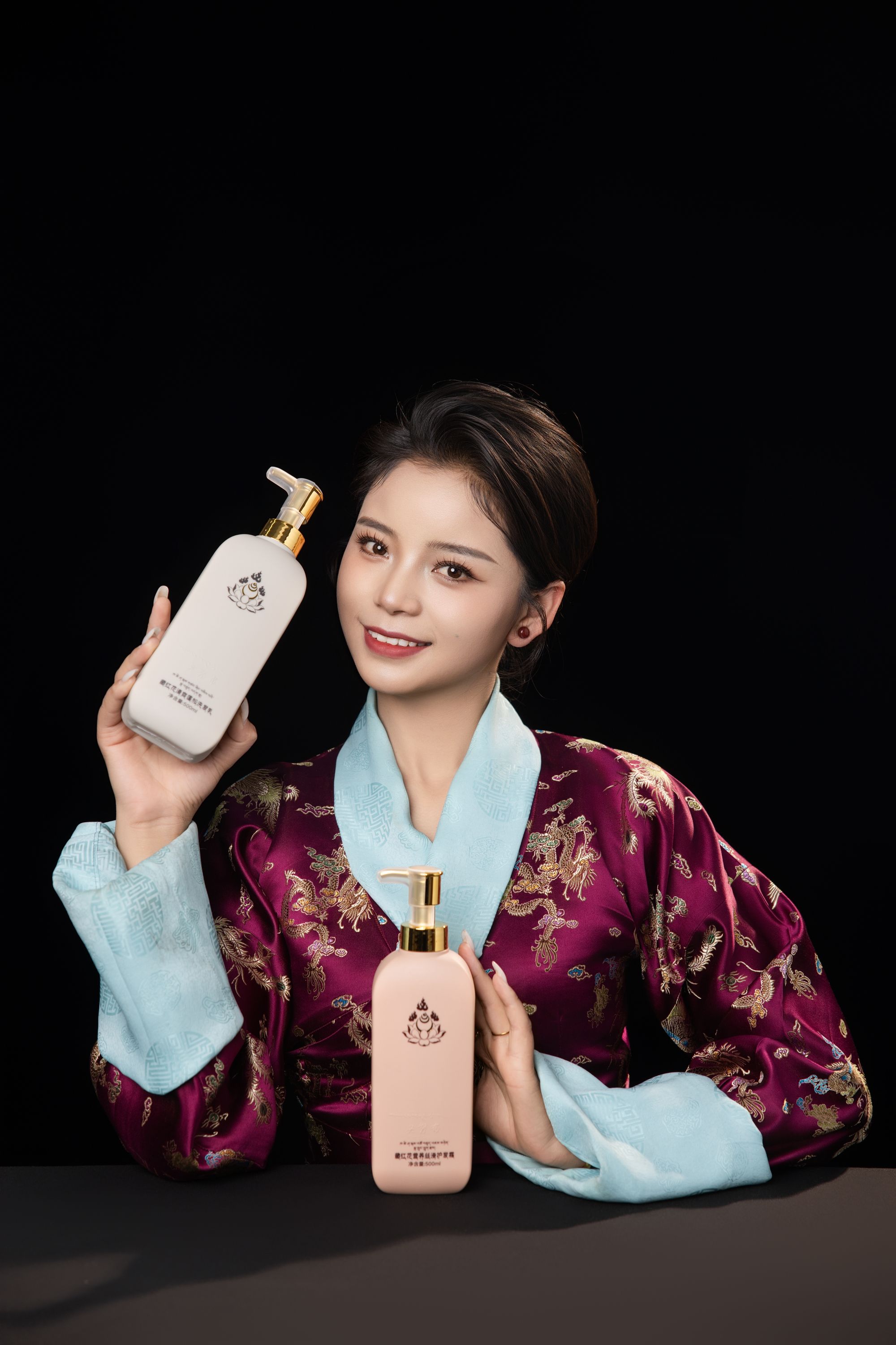 央努布藏红花洗护系列套装（护发霜+洗发乳）