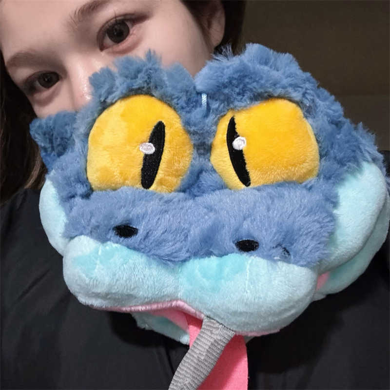 盖瑞围巾情侣盖瑞围巾保暖盖瑞围巾毛绒围巾盖瑞围巾搞怪风蛇造型