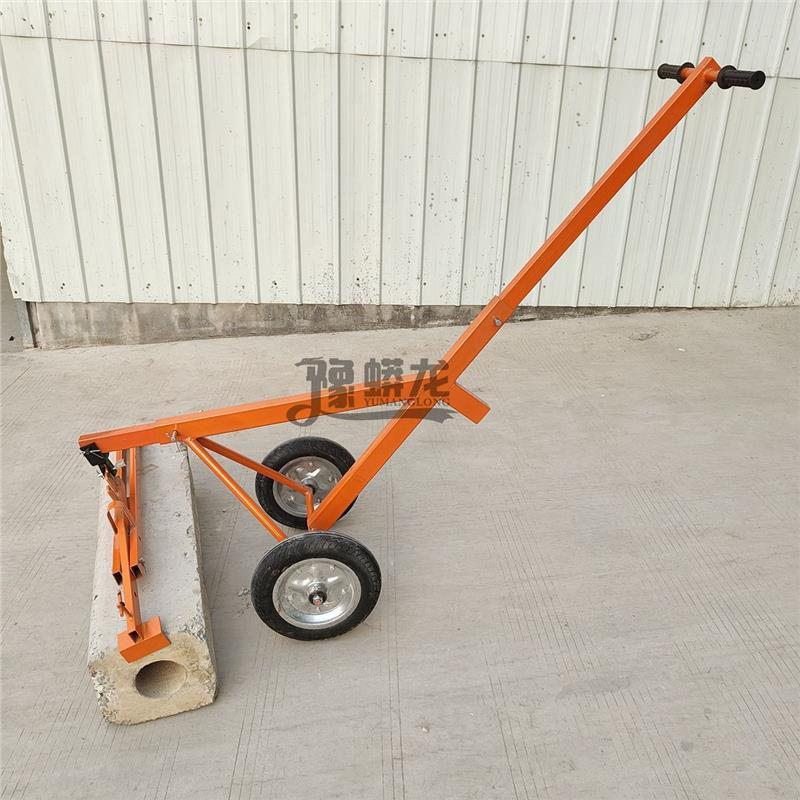 路沿石夹子手抬式推车石材夹具双人抬夹具大理石板夹路边石搬运车