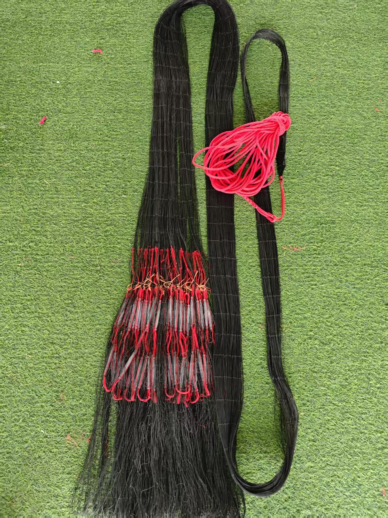 八编大力马线五指网眼 手工双扣渔网 下水后不退换