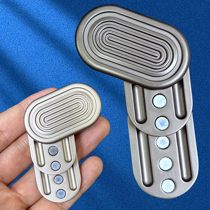 音浪三层无限位正版推推器炫酷EDC推牌玩具推牌解压玩具