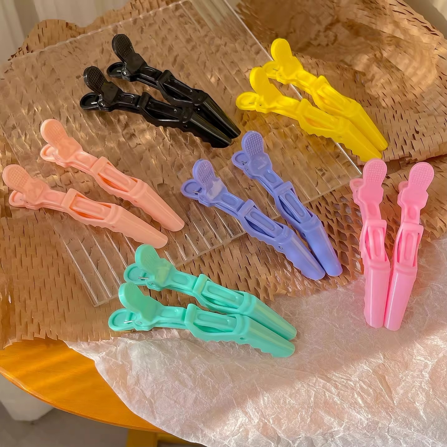 鳄鱼夹发夹大号化妆蓬松定位夹夹侧边刘海根夹鸭嘴夹无痕发饰