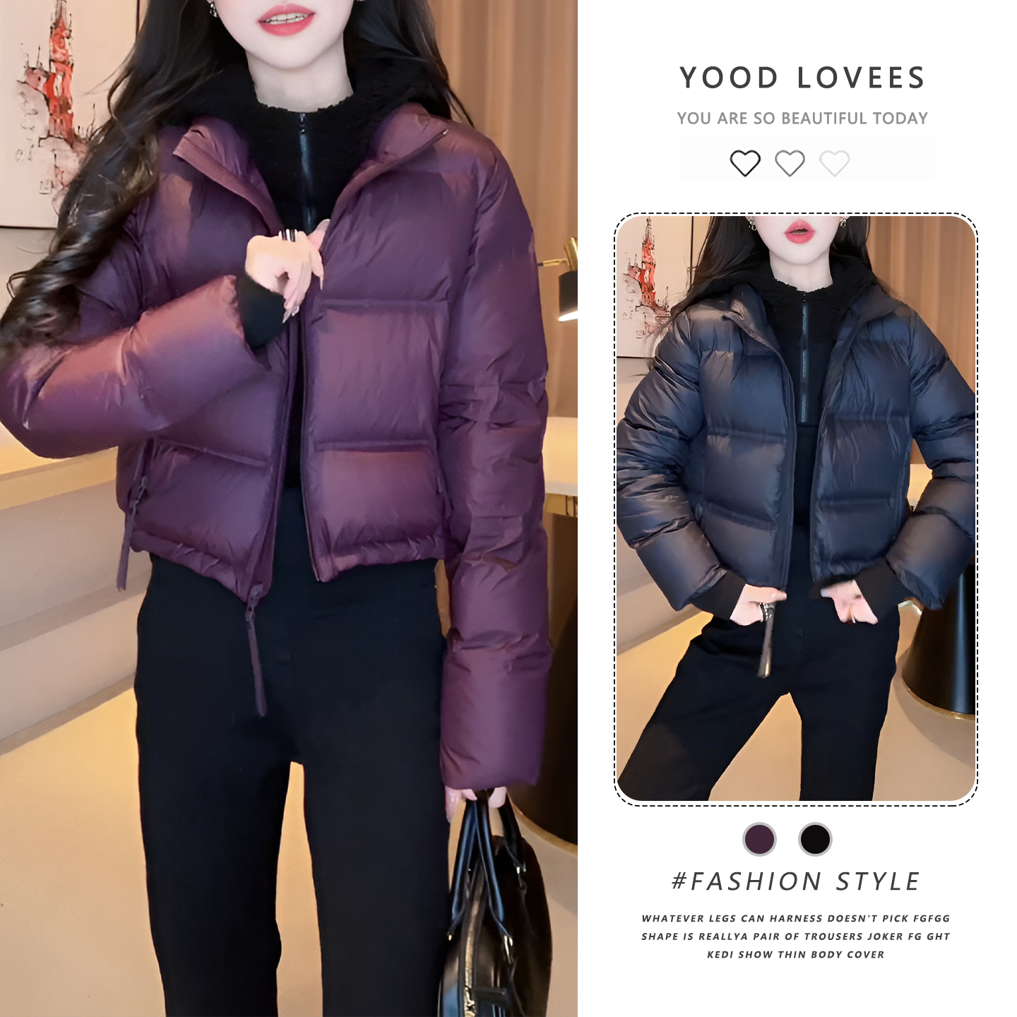 韩版短款立领棉服女2025秋冬季高级感宽松保暖加厚设计感拉链外套