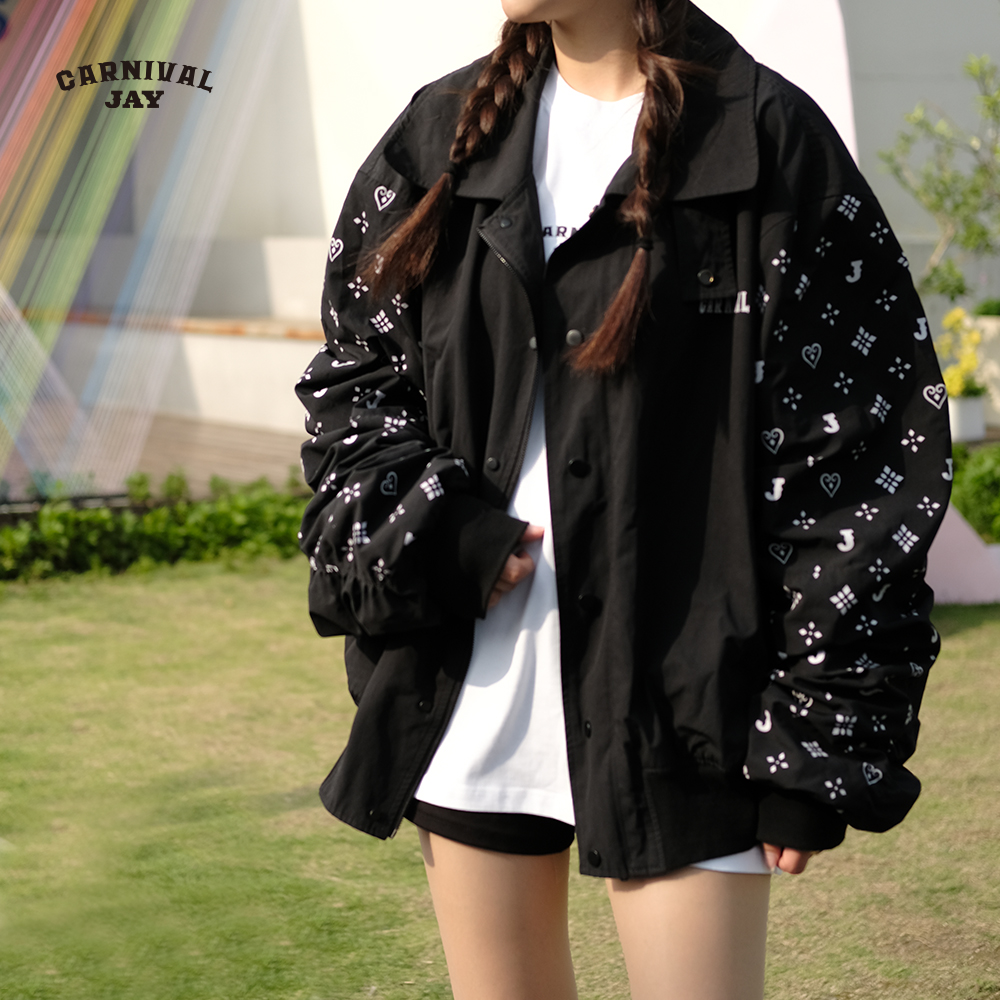 周杰伦嘉年华演唱会特别款宽松夹克百搭工装美式秋季休闲外套SP