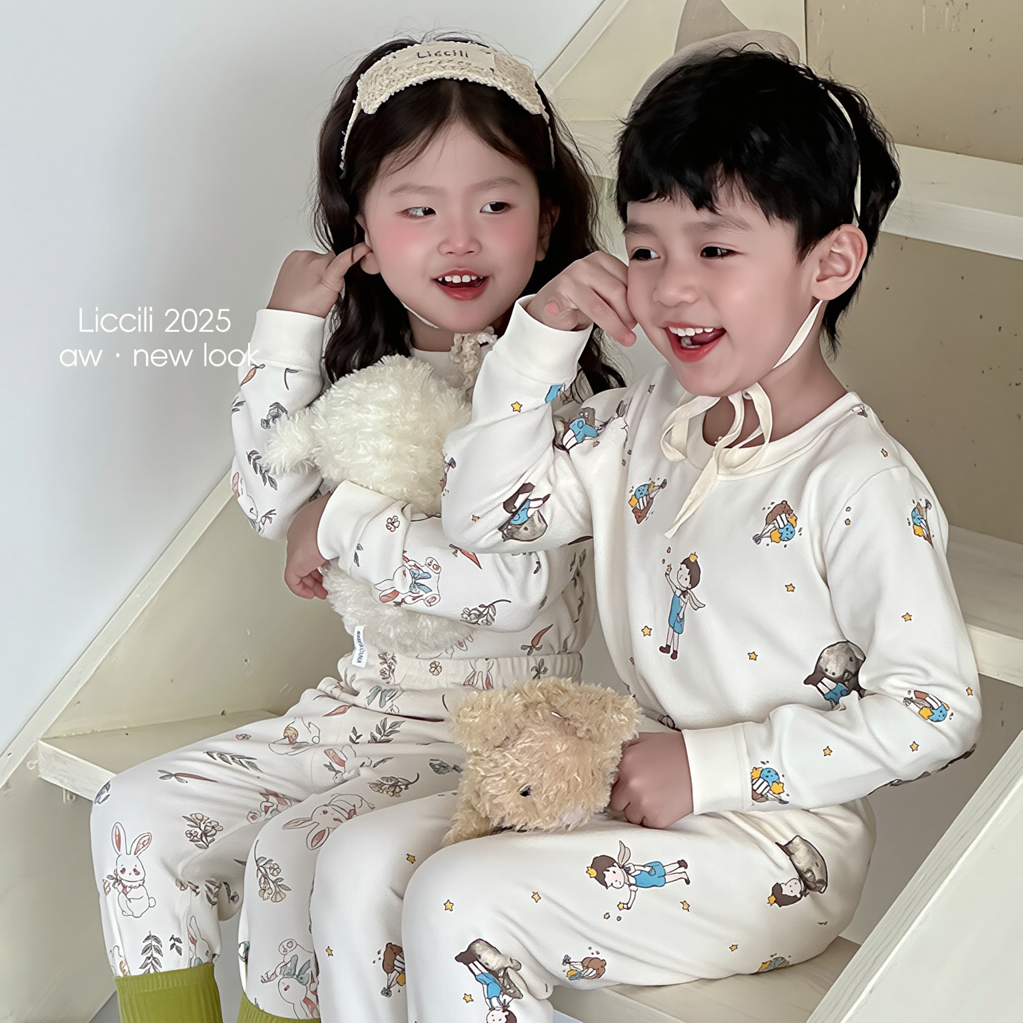 儿童秋衣秋裤套装男童女童秋冬保暖内衣打底家居服舒绒棉无骨睡衣