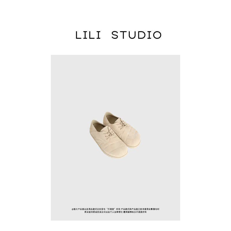 PCNY「大头网格」不理理冬季新款休闲百搭平底洋气休闲柔软舒适鞋子