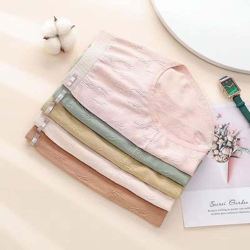 拉萨发货西藏包邮花漾树叶网红大码内裤棉裆无痕轻薄纯色日系