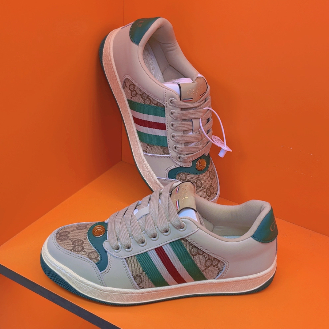 【直播间同款】酷奇经典复古Q板鞋高端手工男女鞋牛皮运动休闲鞋