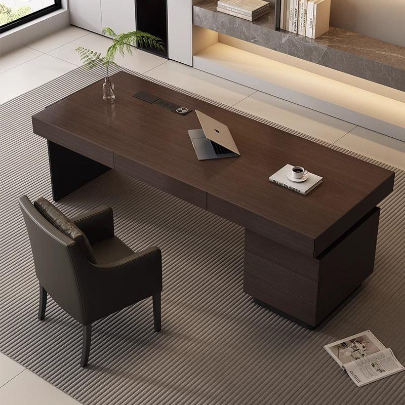 凯莱宝意式极简办公桌家用书房书桌椅组合轻奢现代简约设计师电脑