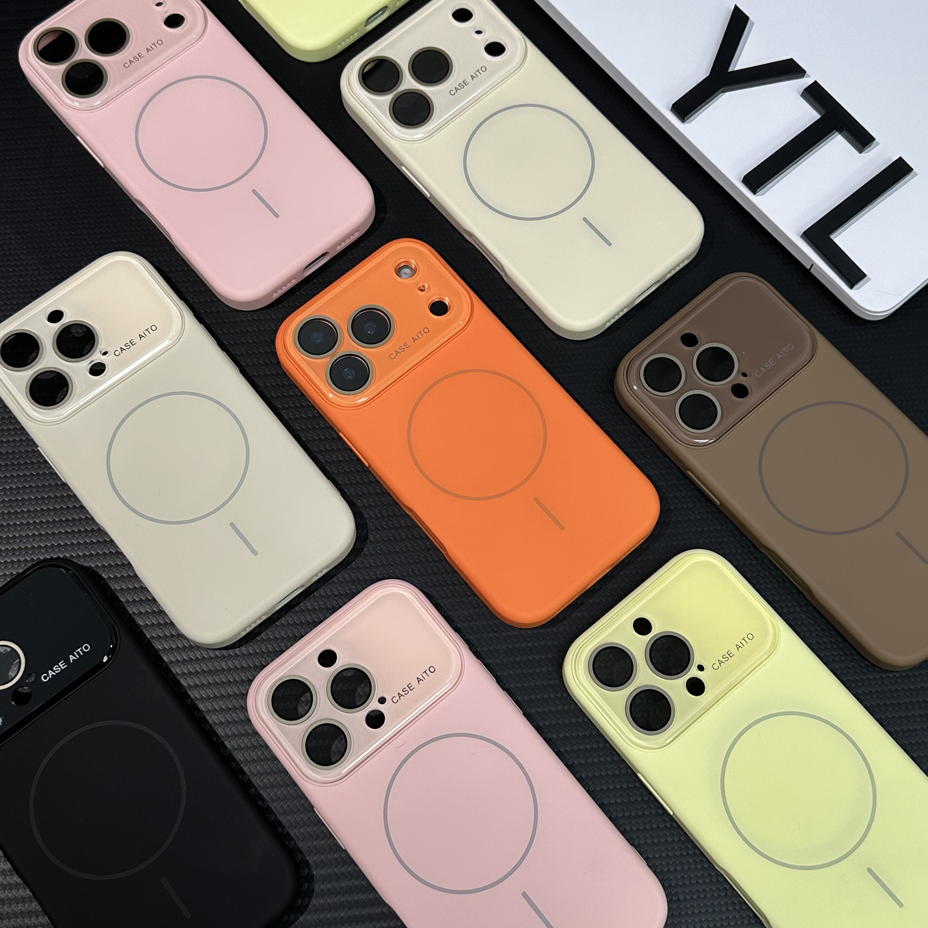 雅天立高级感大视窗液态磁吸适用苹果16/17promax手机壳iPhone15