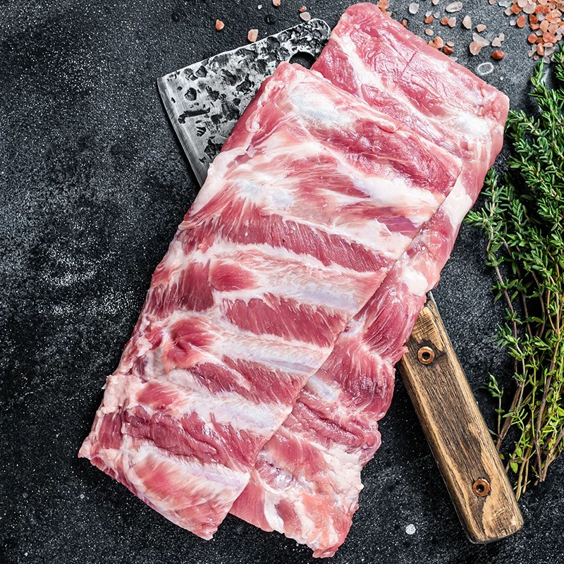 东北农村散养家猪净排骨顺丰包邮