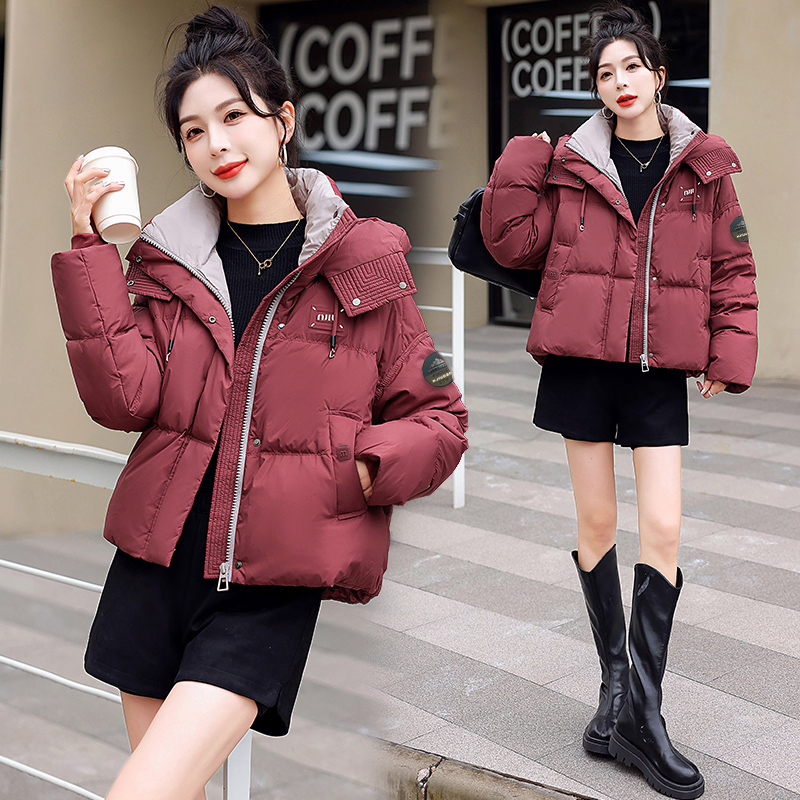 今年流行爆款加厚羽绒服外套女短款冬2025新款百搭时尚休闲羽绒服