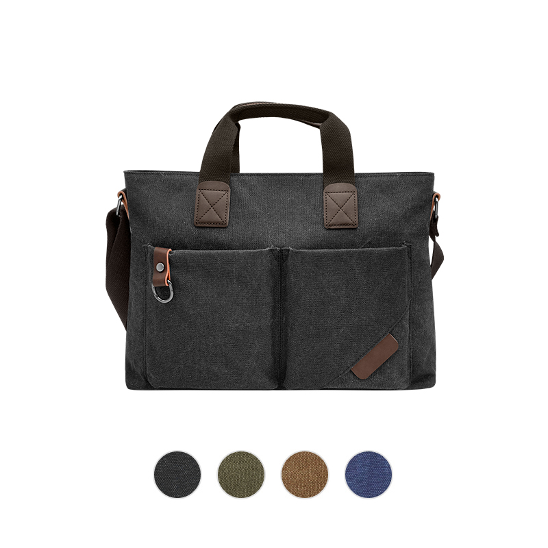 商务包拉链式男士包休闲电脑包单根潮流肩包男士商务公文包上班