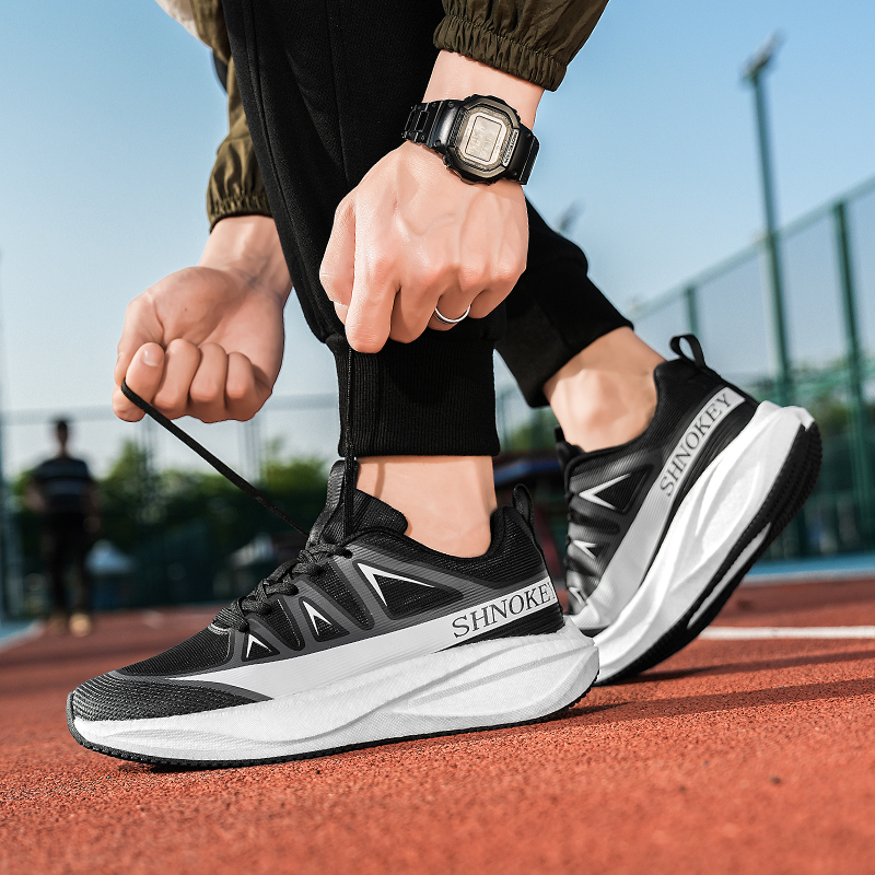 SHNOKEY秋季情侣款碳板马拉松跑鞋休闲百搭运动鞋男
