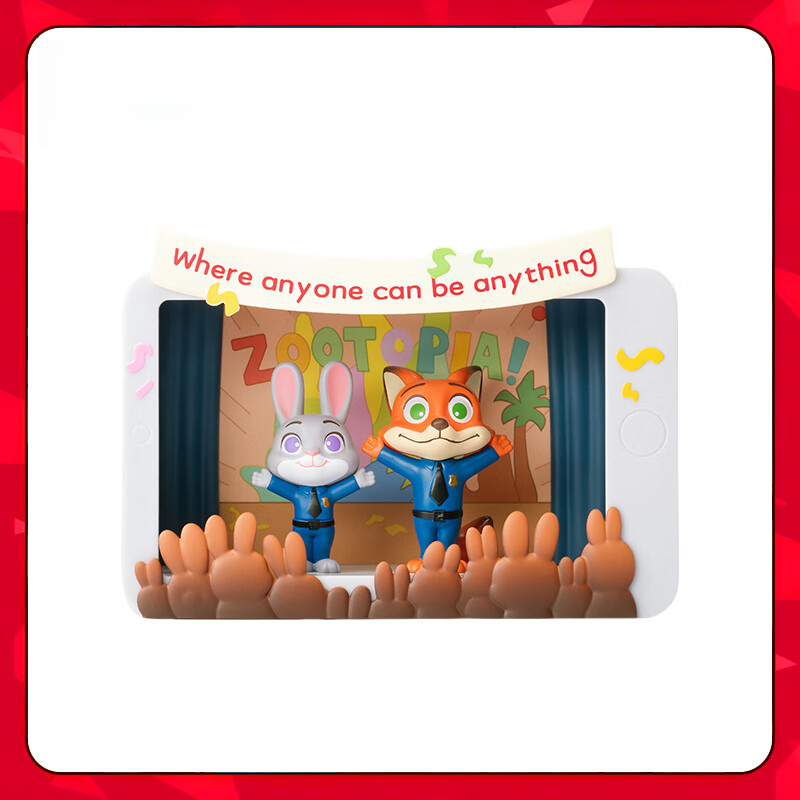 疯狂动物城高光时刻系列场景手办盲盒桌面摆件