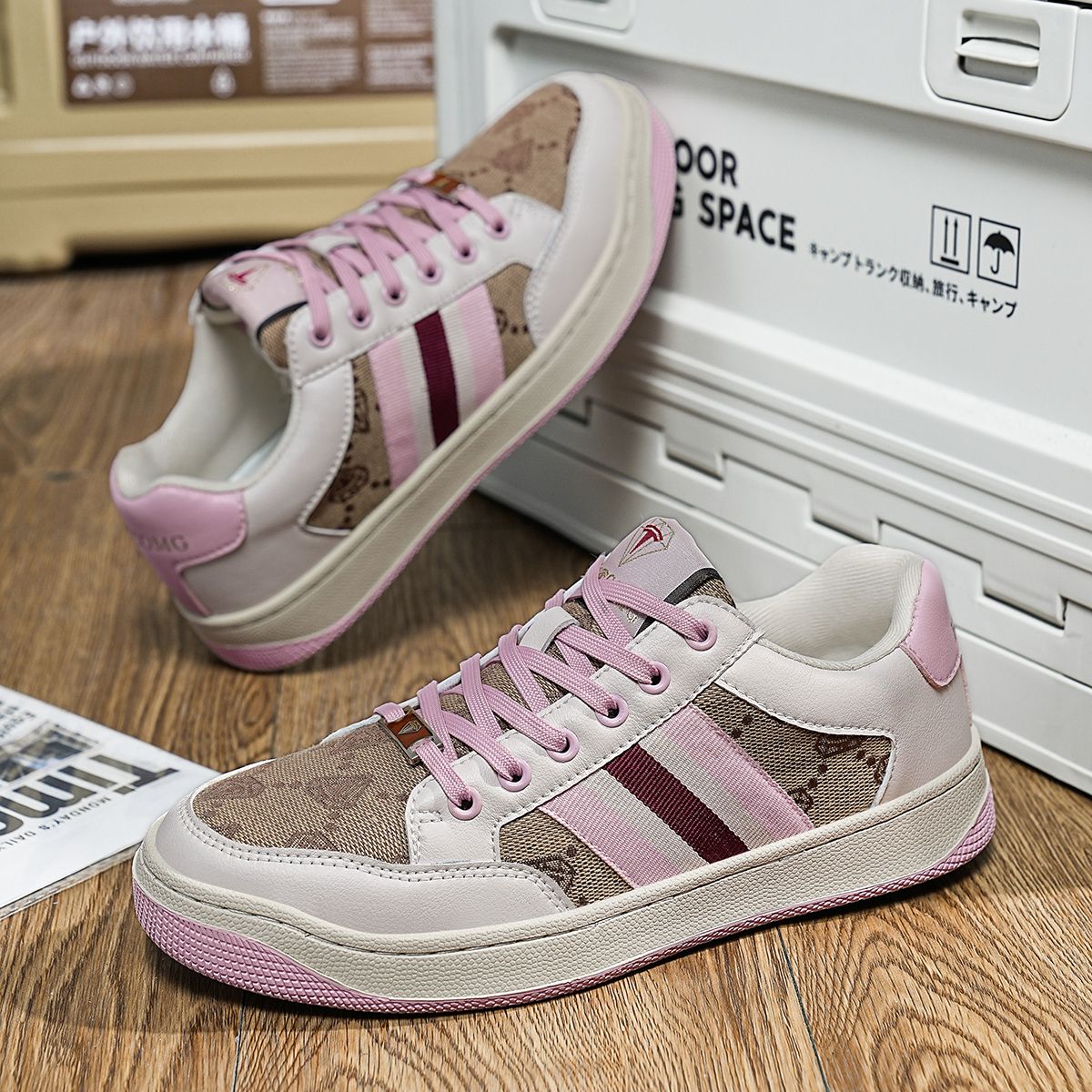 钻石特斯拉新款尾货男女板鞋百搭透气秋冬防滑情侣潮鞋