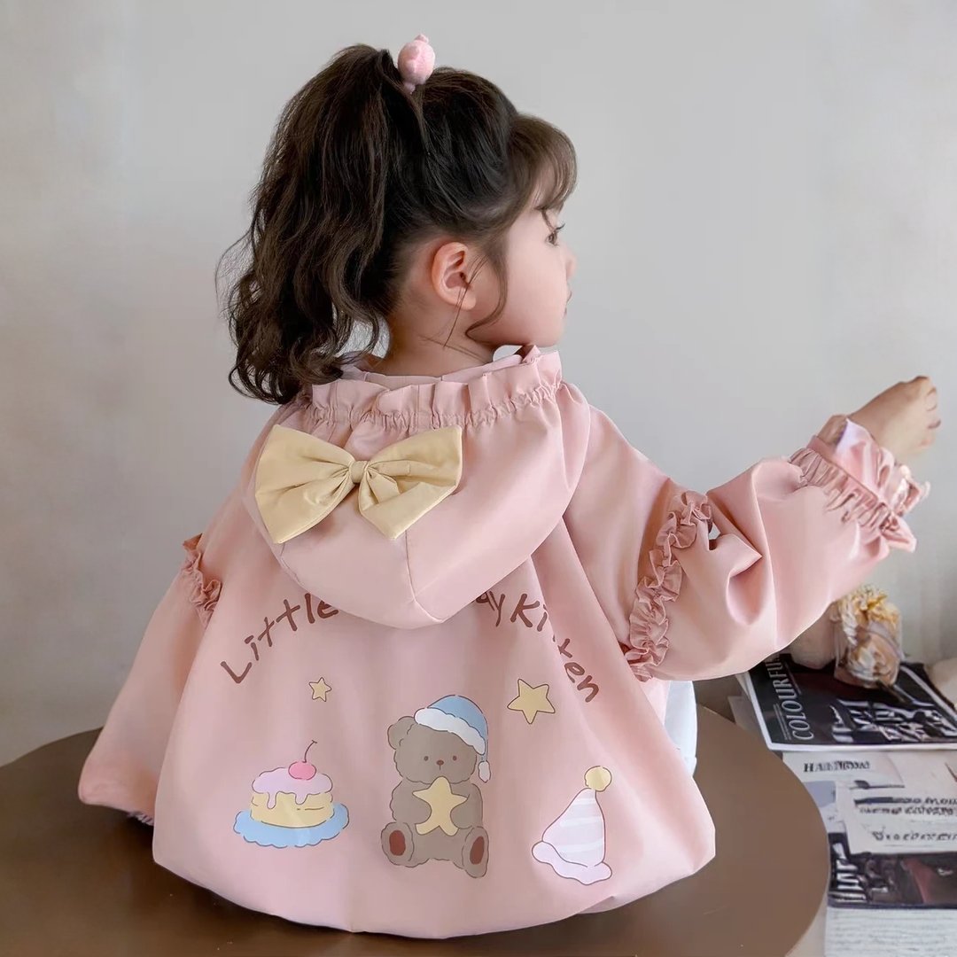 【现货】女童外套春秋款2025新款洋气时髦儿童秋装超好看女宝外套