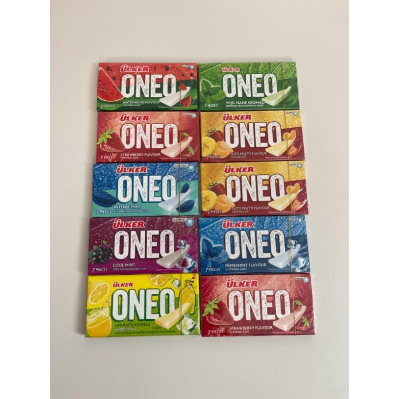 <顺丰包邮>Oneo 14克奥尼奥各味口香糖（10个）