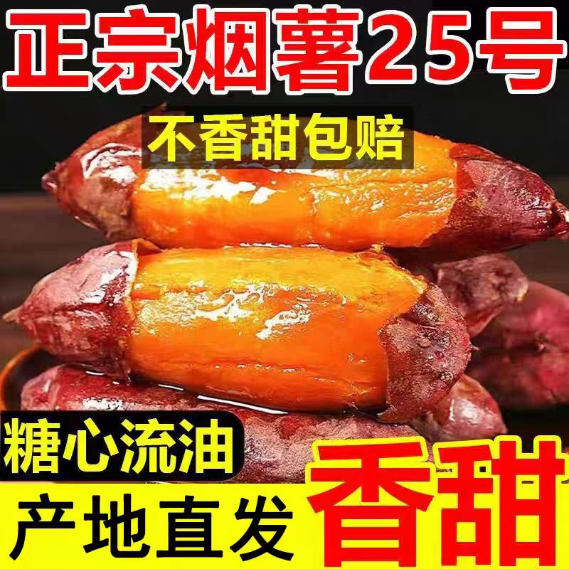 【南下河精选】正宗山东烟薯25号蜜薯新鲜糖心流油烤地瓜香甜软糯
