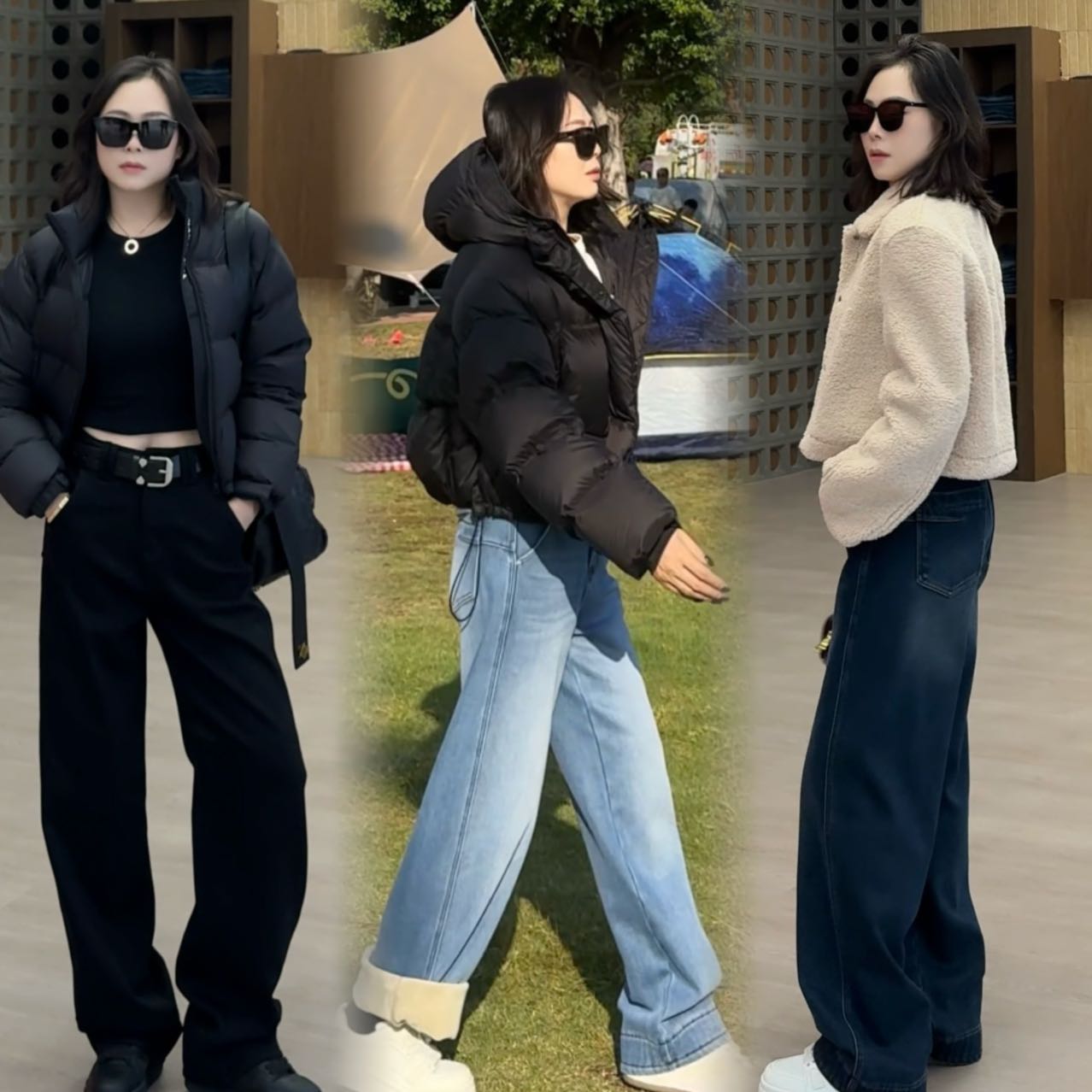 阿雅家-97F01爆款小锥裤《巨保暖》加厚绒 冬季百搭显瘦韩版牛仔裤