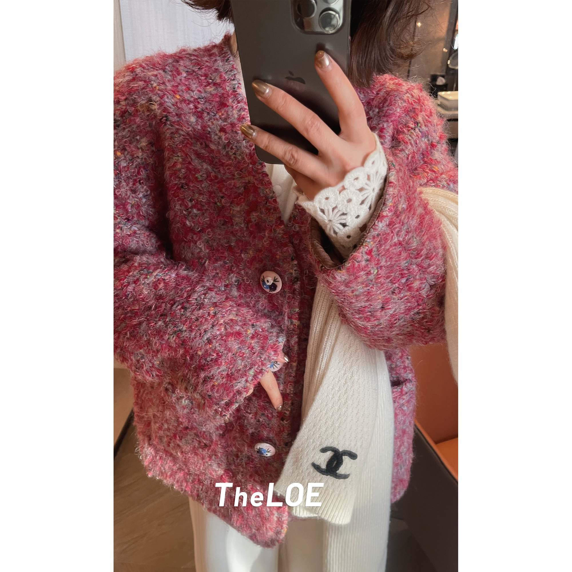 TheLOE/【嘉宝丽五彩香】百搭减龄休闲外套#11.17Y-G6705