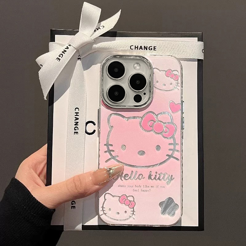 闺蜜可爱凯蒂猫适用iphone15/16promax苹果14手机壳vivo华为oppo