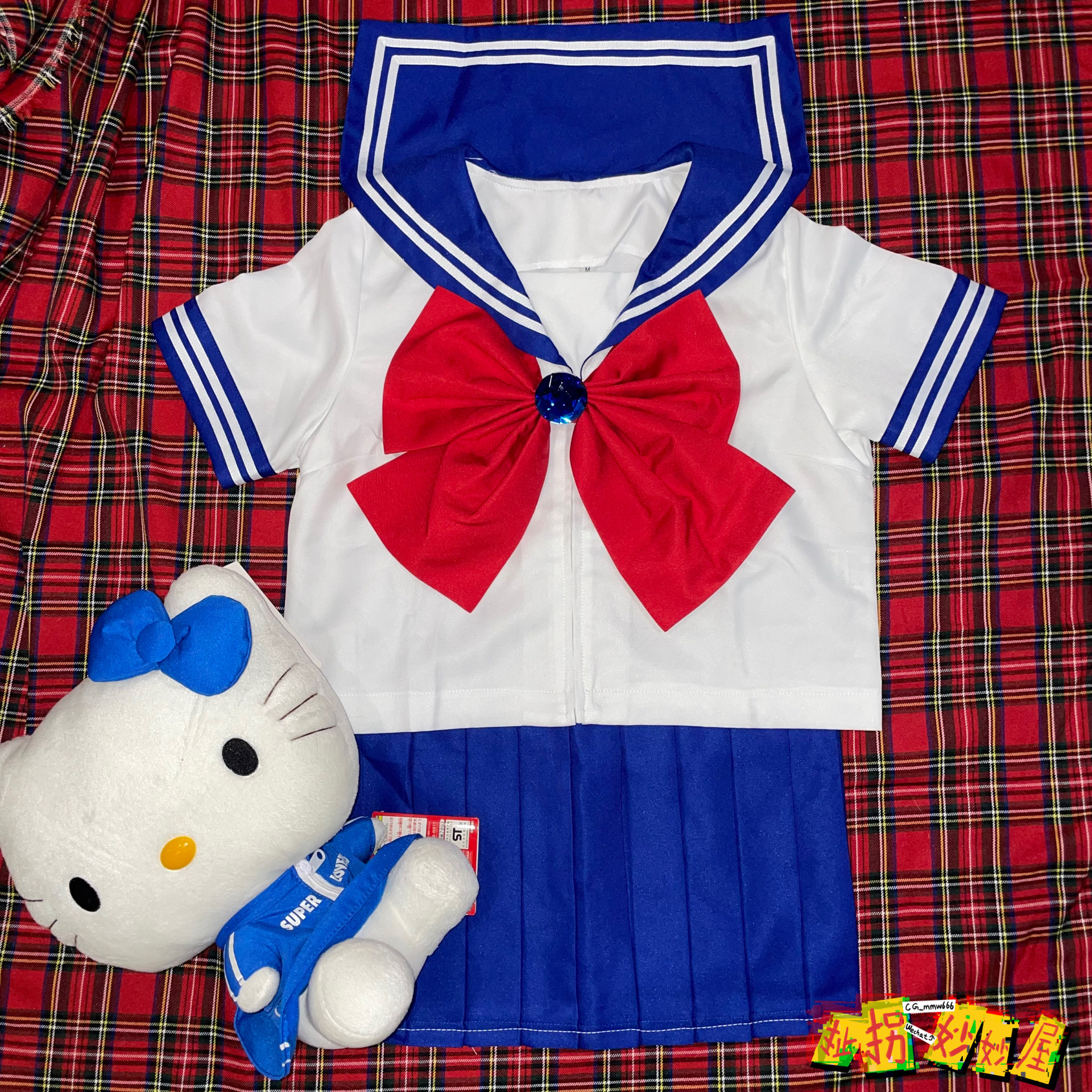 【现货掉落】bodyline日牌全新日代美少女战士水手服jk宝蓝色可爱