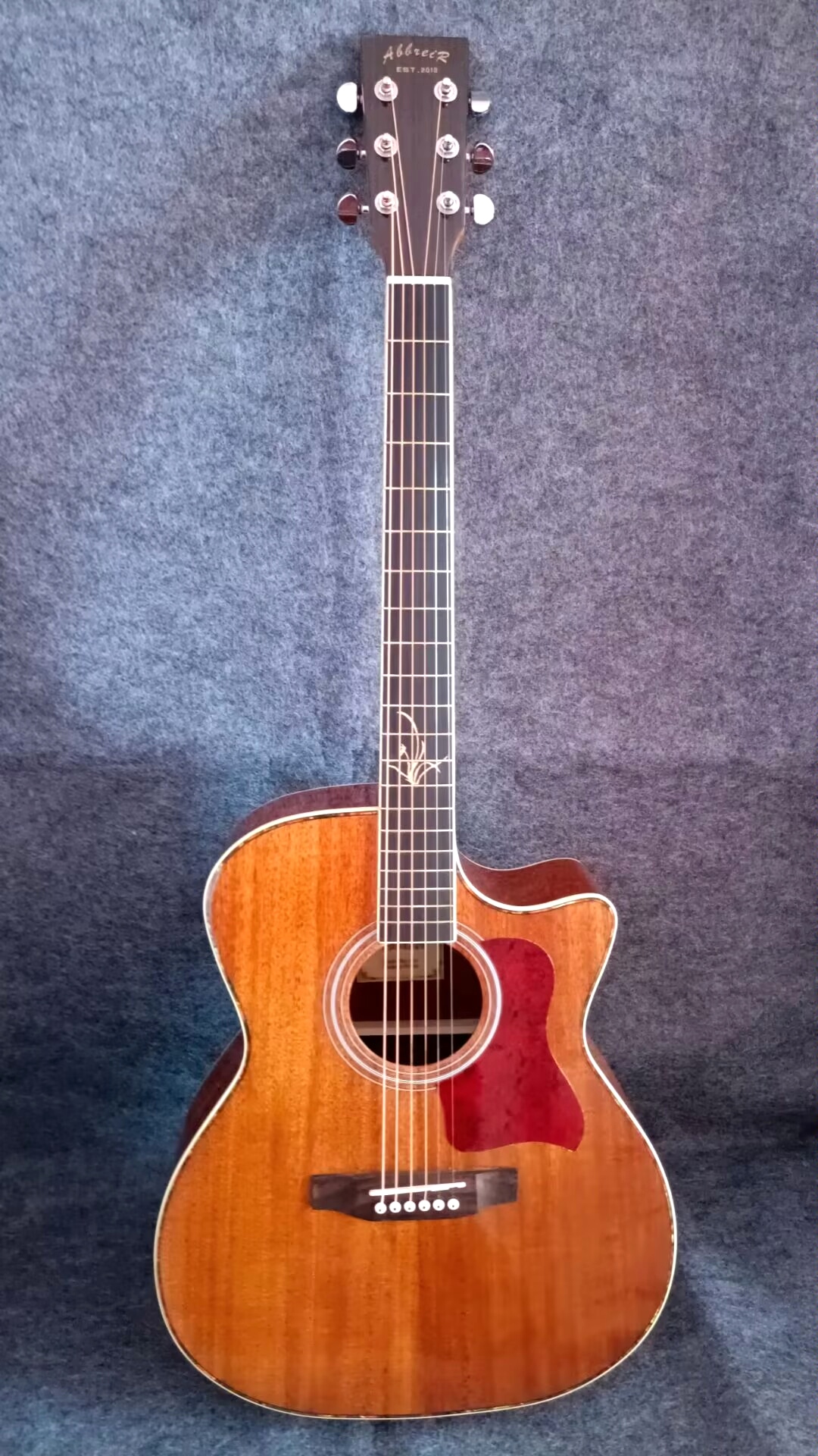 全桃花心木0寸民谣吉他适合入门进阶弹唱