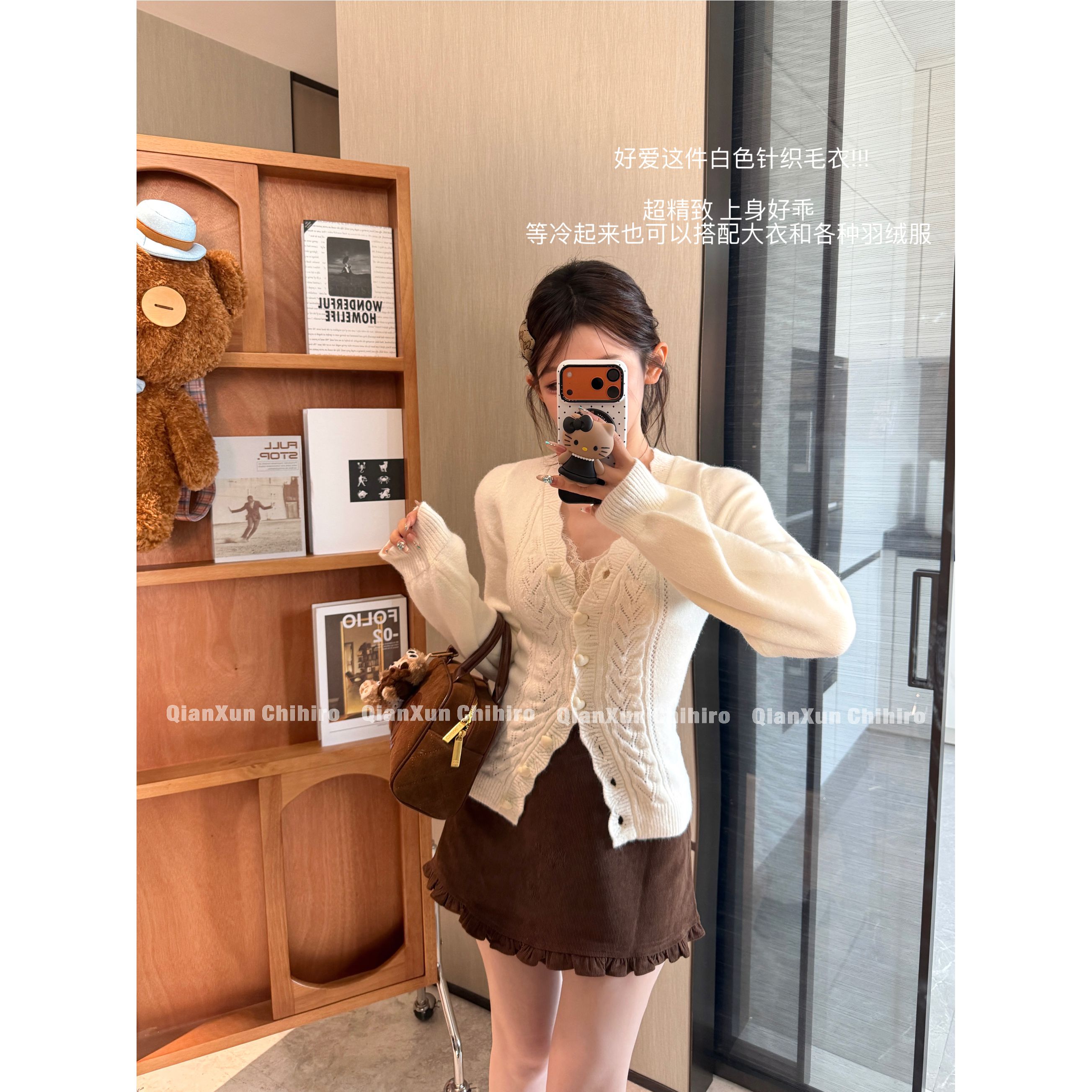 【千寻严选】秋季时尚气质百搭休闲法式小众轻奢半身裙QXQ5BSQ7254A