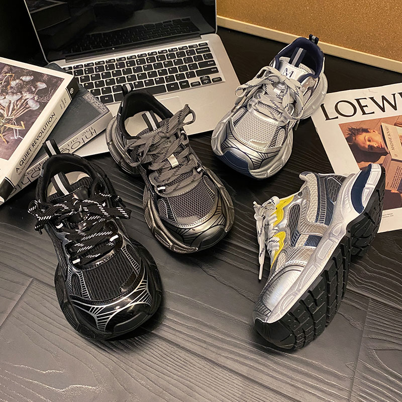 贾不假老爹鞋女款2025新款秋冬潮流复古小个子增高厚底炸街休闲鞋