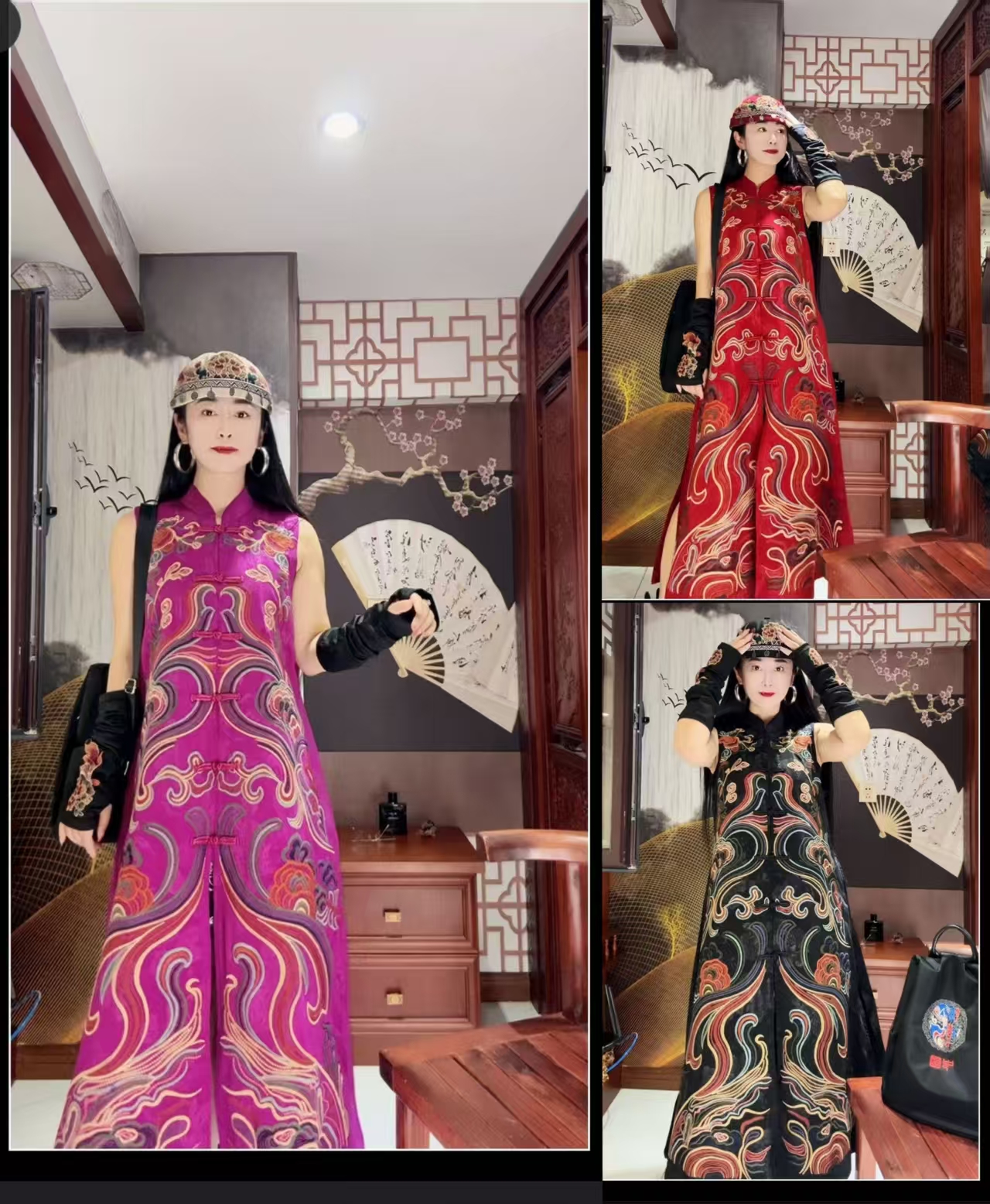 民族风马甲长衫唐汉布衣新款Y