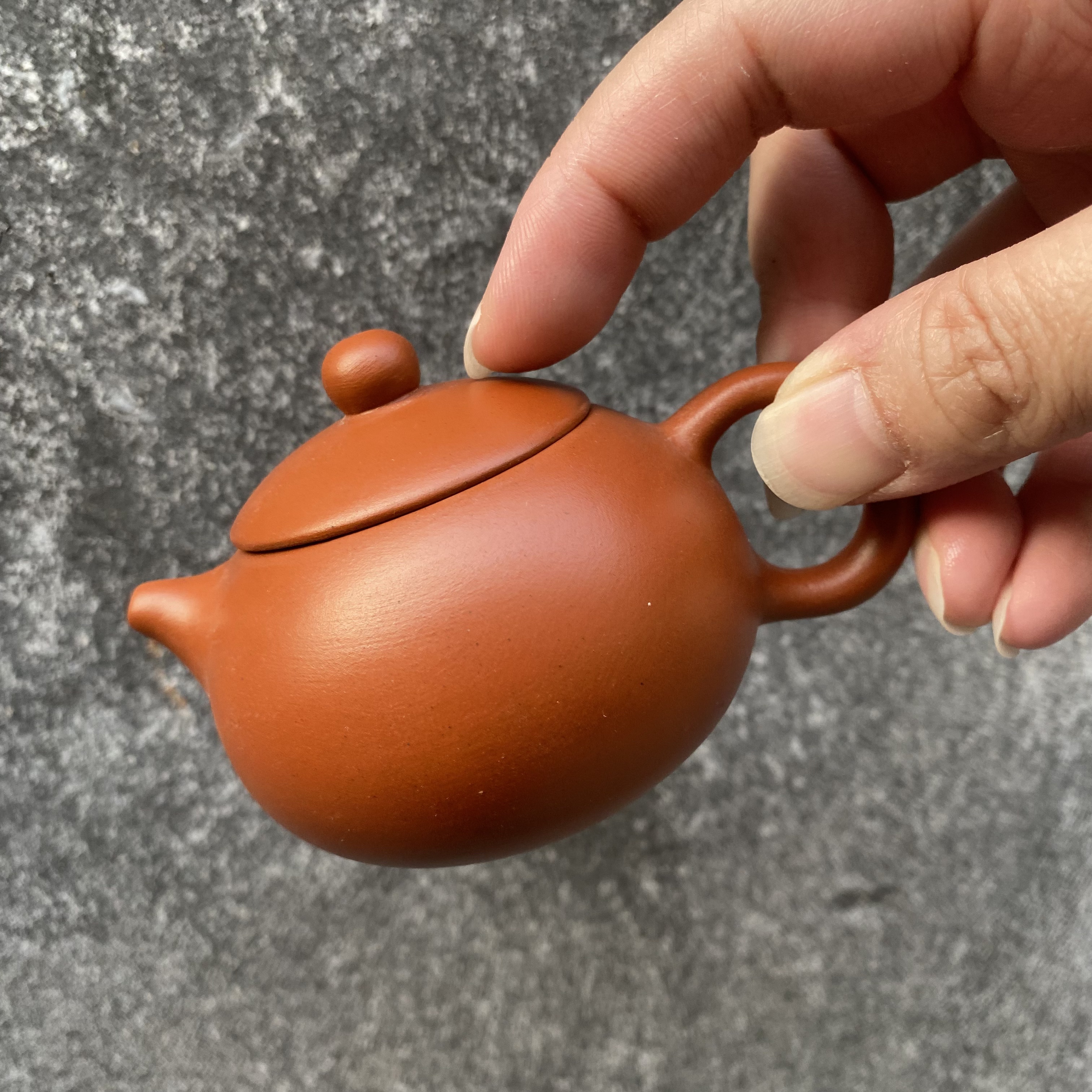 90毫升薄胎朱泥西施球孔GY