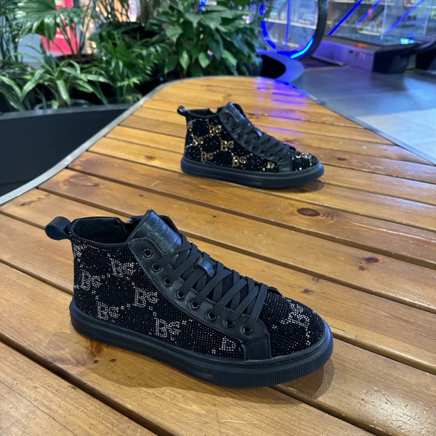 板鞋2627-50休闲风潮流风纯色高帮休闲鞋运动休闲鞋春秋