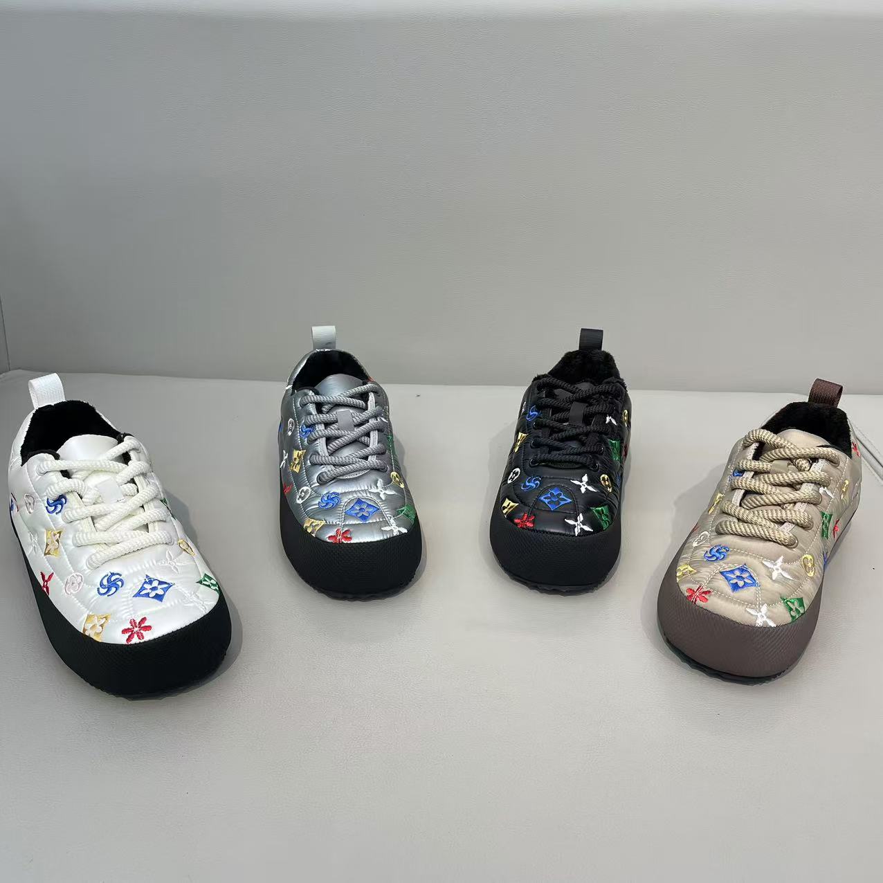 【皮鞋码】新款皮面个性棉鞋百搭洋气软底轻便男款潮鞋