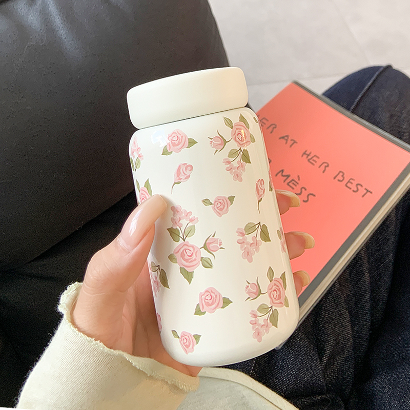 迷你口袋保温杯女生2025新款小容量水杯带茶隔随身便携不锈钢杯子