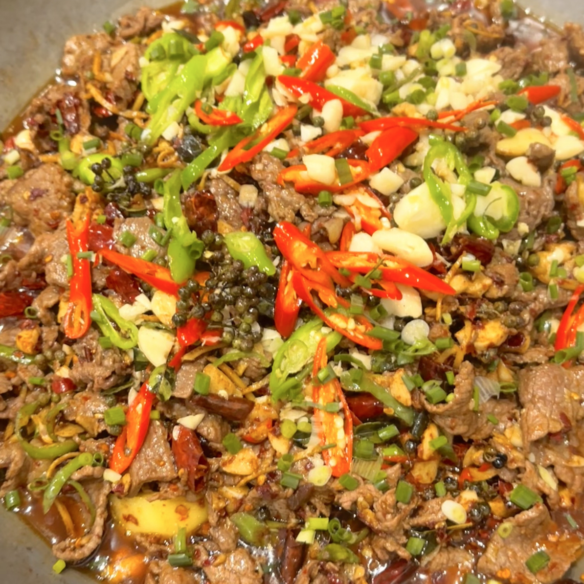 干锅牛肉 1kg/份 小店自制熟食 送薄荷 顺丰包邮 云南土黄牛