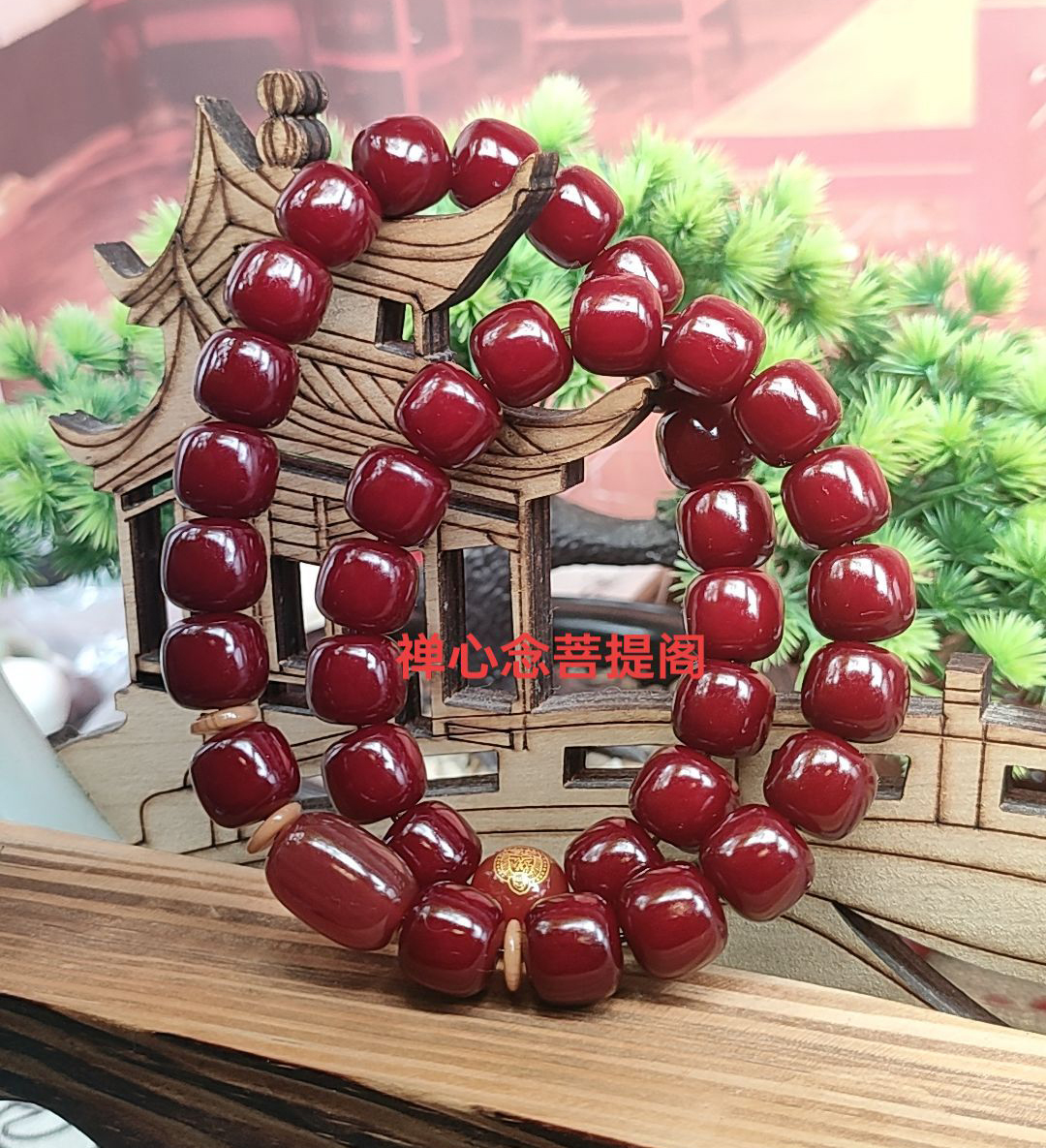 【十二生肖】老料菩提根手串12x13mm手持双圈款菩提子