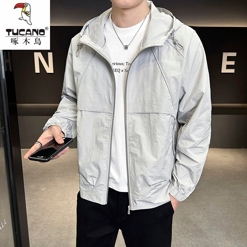 TUCANO/啄木鳥男士夏季新款时尚百搭连帽防晒衣防紫外线