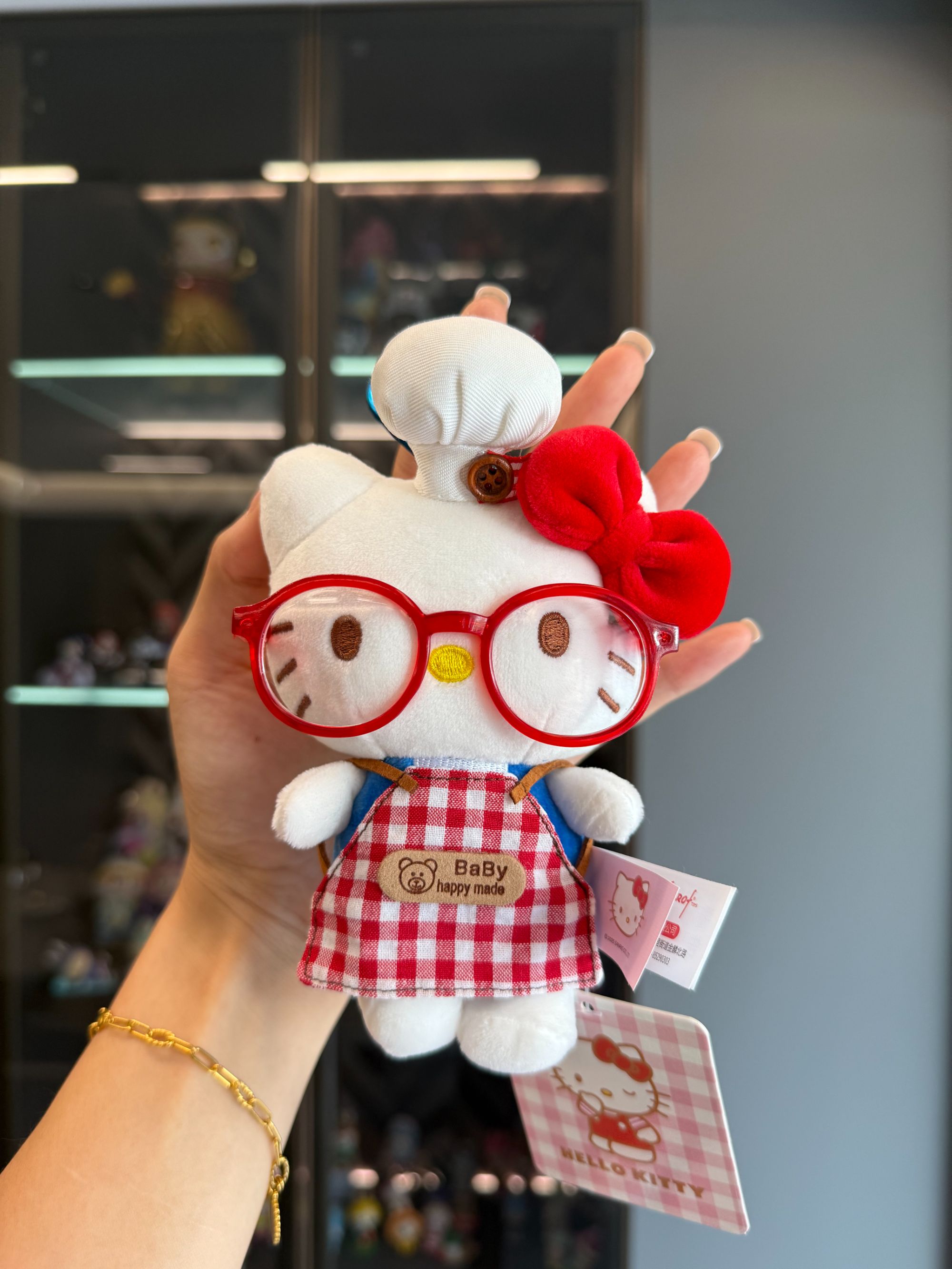 【正版KT】小厨娘KT包包挂件可爱毛绒玩偶kt钥匙扣挂饰书包挂件