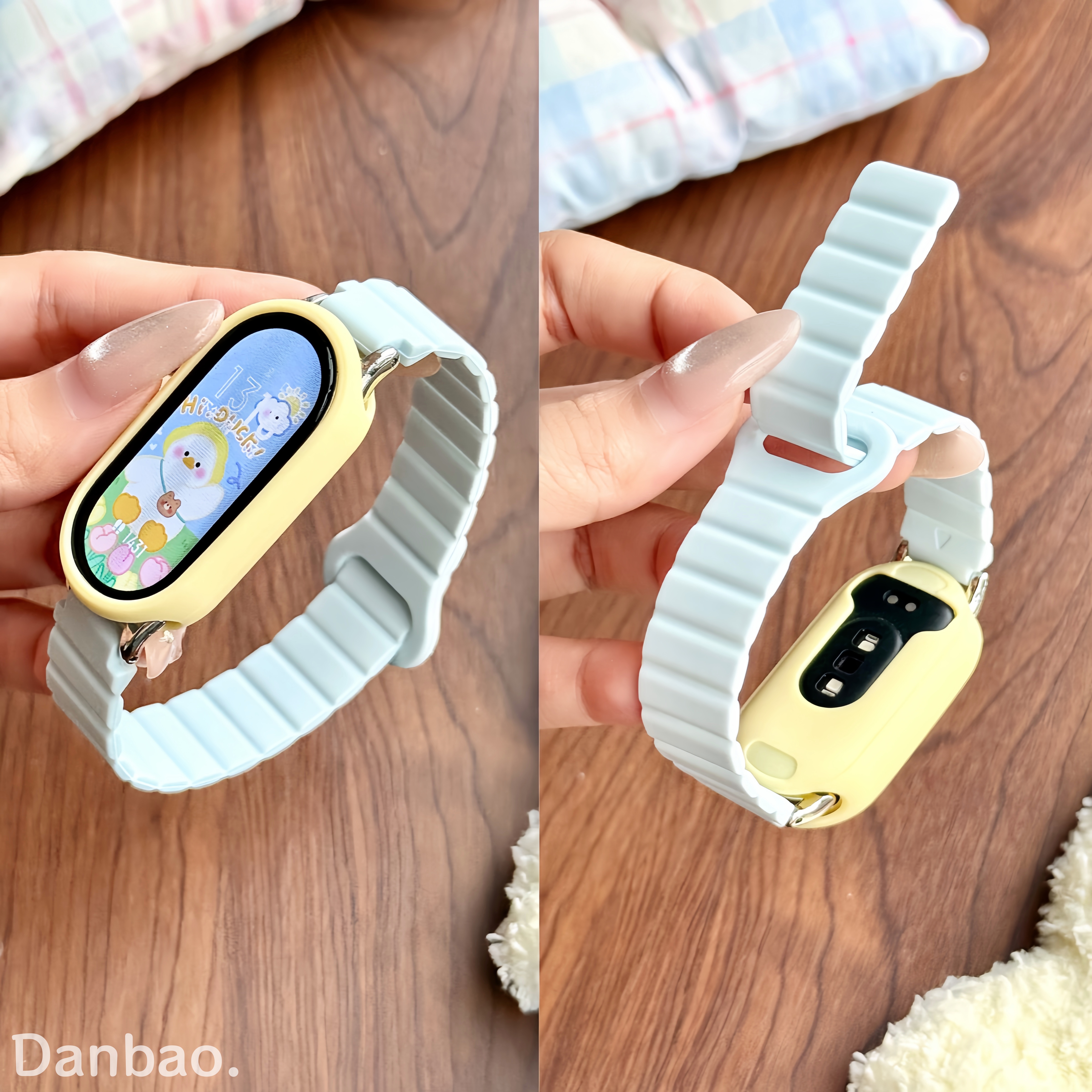 《软硅胶磁吸》适用于小米手环10/9/8表带陶瓷时尚简约舒适手表腕带