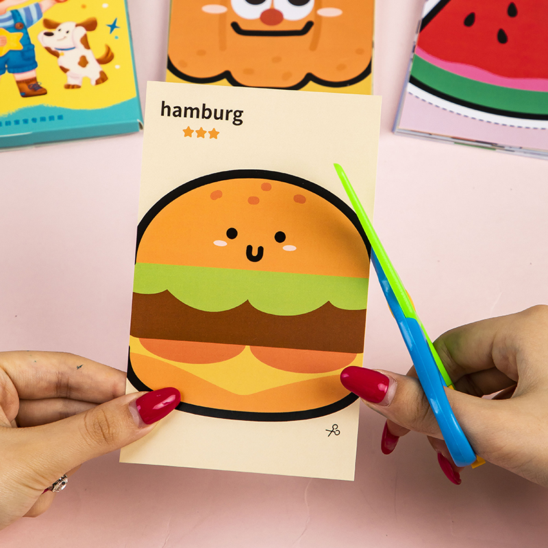 2岁半儿童剪纸手工diy启蒙幼儿园蒙氏早教宝宝益智玩具专注力训练