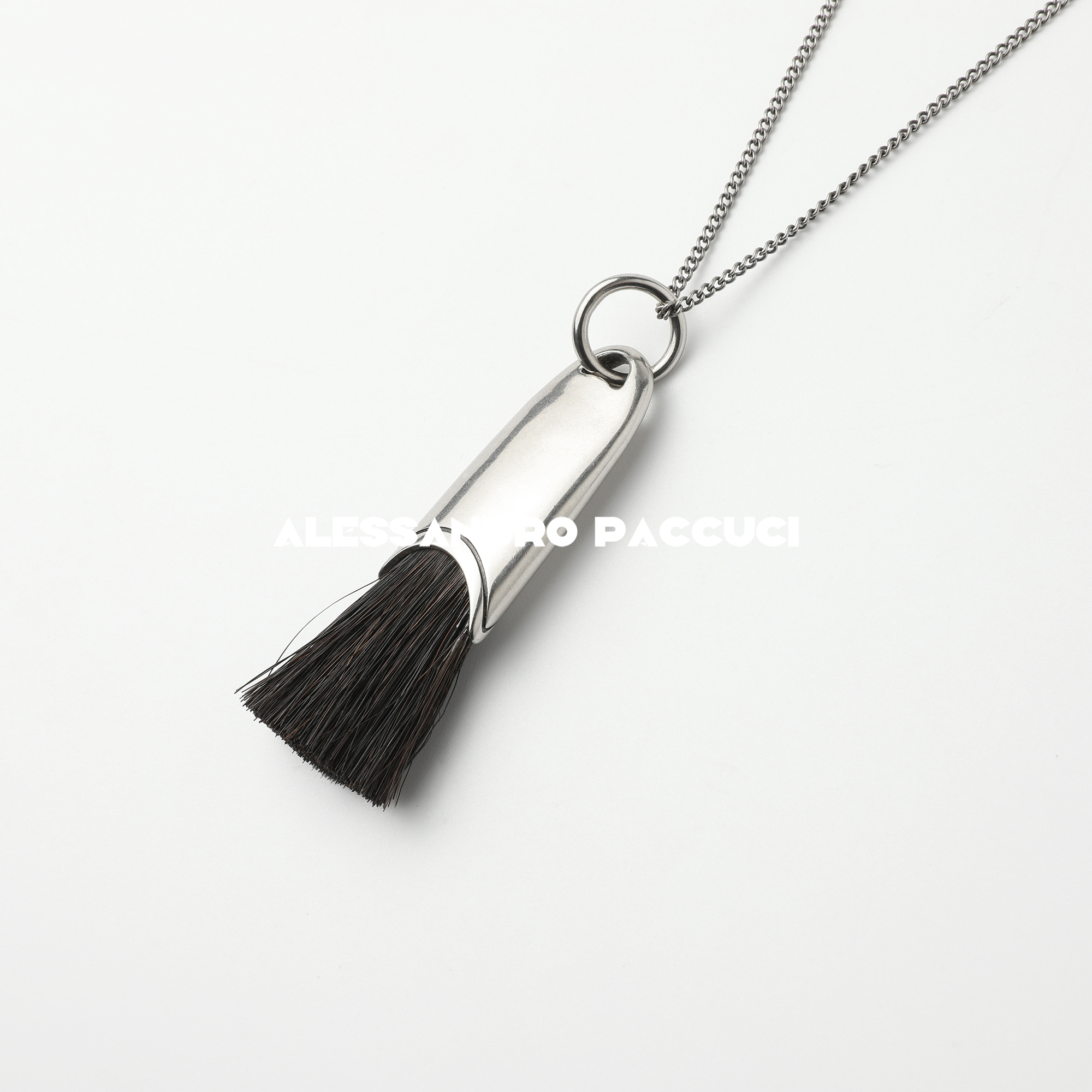 铜项链 AP洛哥51013EX【喜刷刷】时尚百搭潮流复古小众个性刷子项链