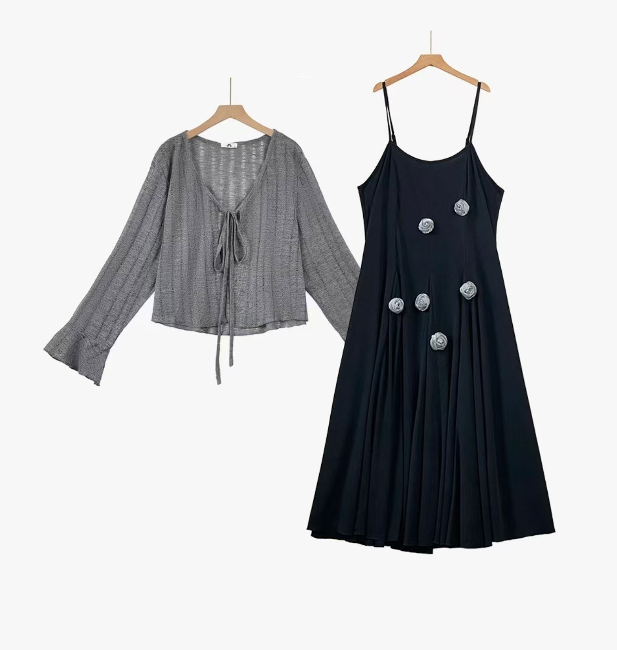 大码女装300斤胖MM中长款百搭INS风显瘦时尚套装10042