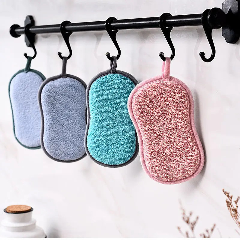 洗碗布海绵洗碗魔力擦百洁布刷碗好物厨房清洁去污双面洗碗布