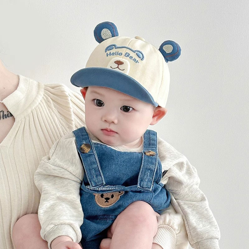 婴儿帽子春秋季宝宝鸭舌帽可爱超萌婴幼儿男女儿童遮阳防晒棒球帽