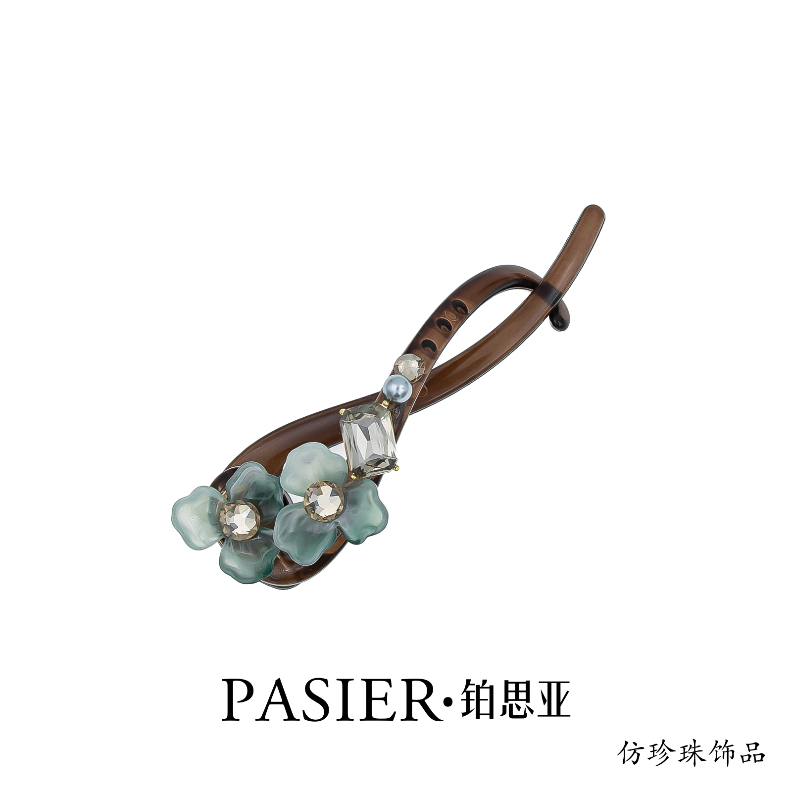 铂思亚 花序 11厘米优雅浪漫古风扭扭夹不挑发量NN181