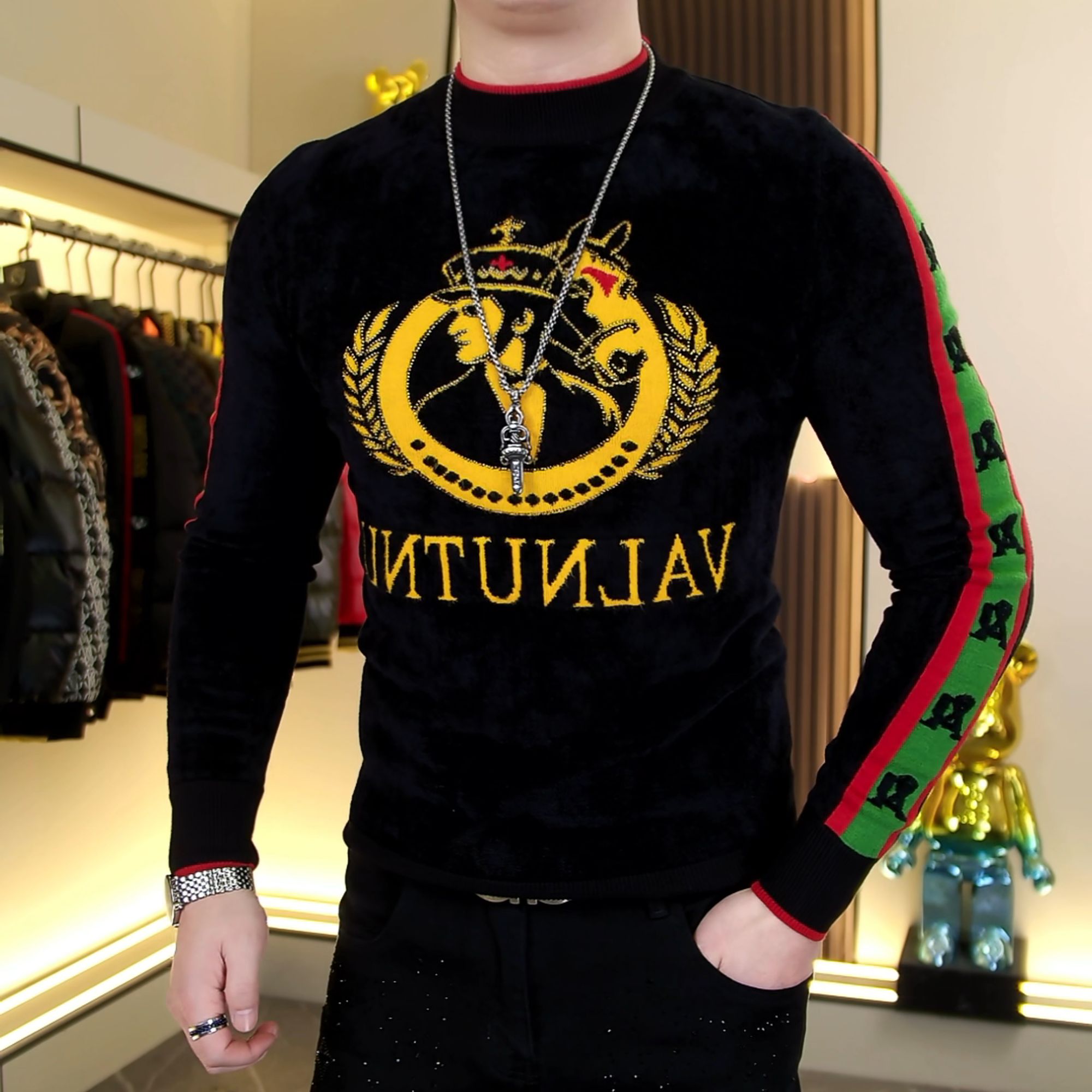 【阿东男装】6690男士高品质时尚潮流保暖痞帅毛衣