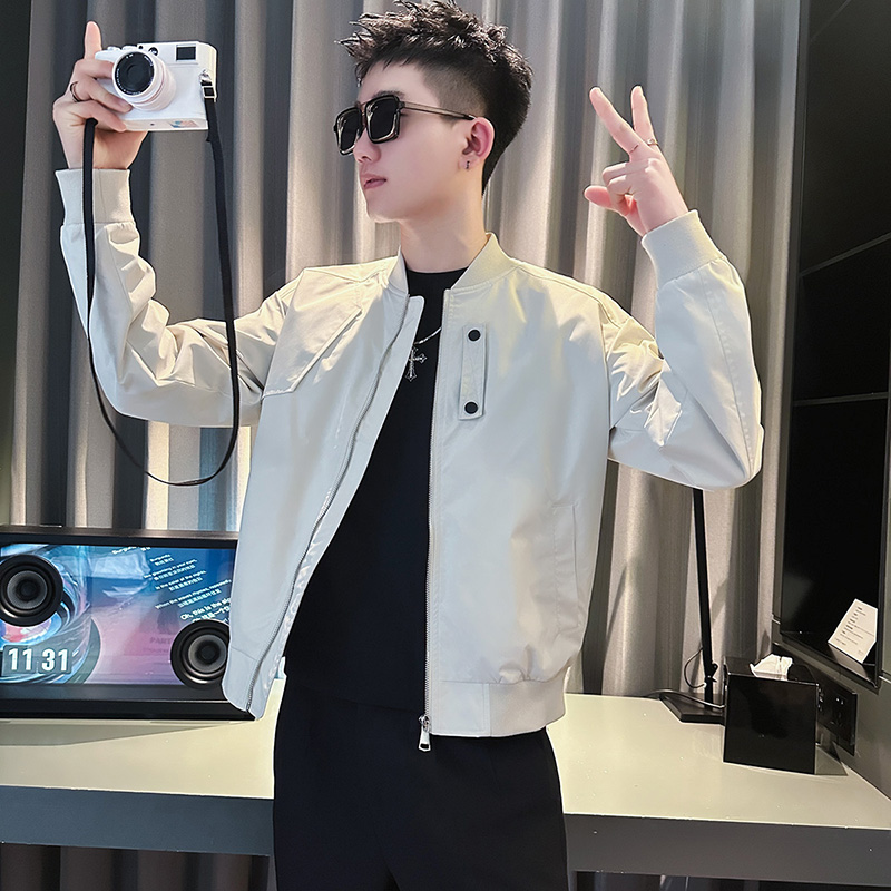 棒球服夹克休闲男外套春秋季2025新款韩版潮流高级感痞帅男装上衣
