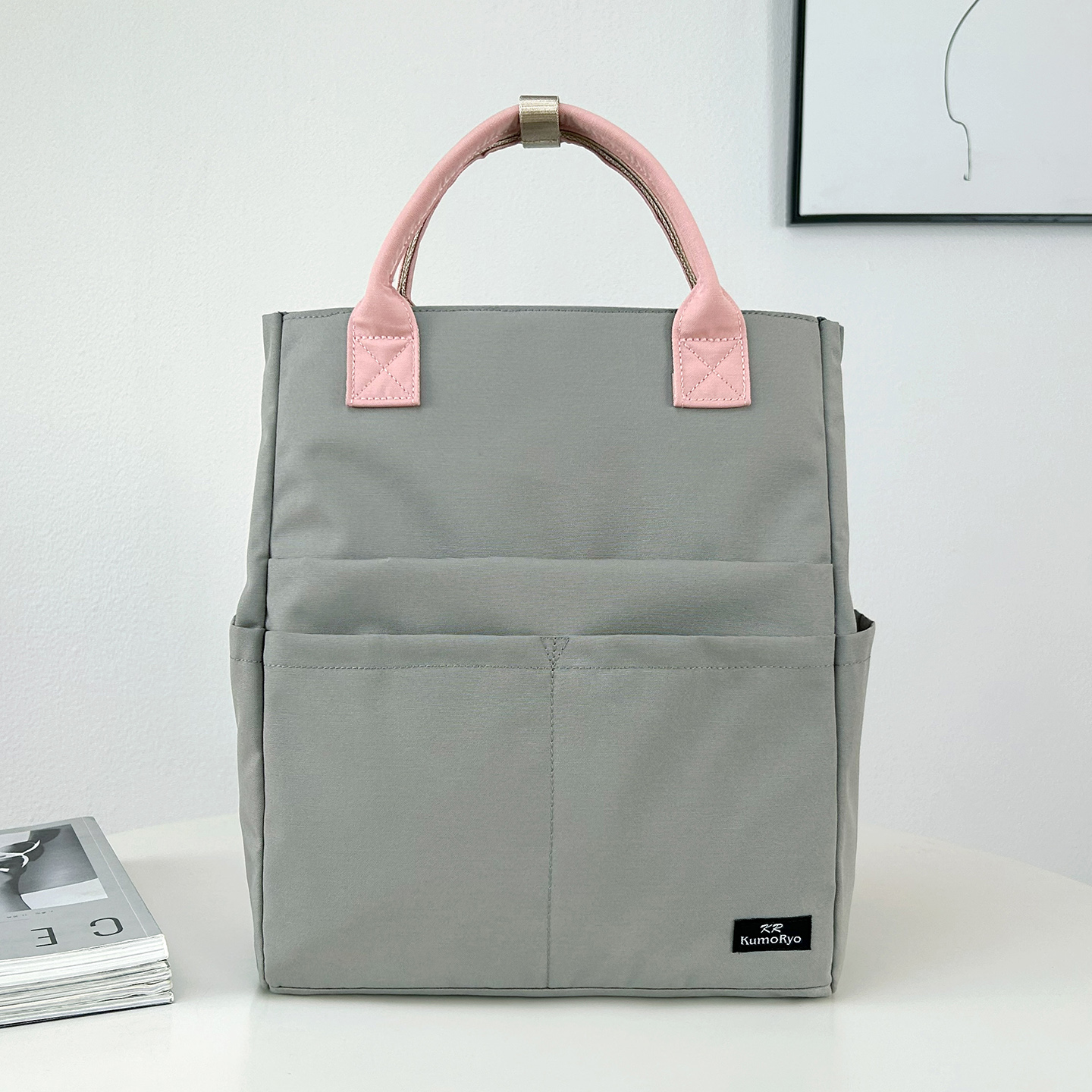 学生手提包男女补习袋高颜值大容量斜跨包轻便通勤电脑包文件袋