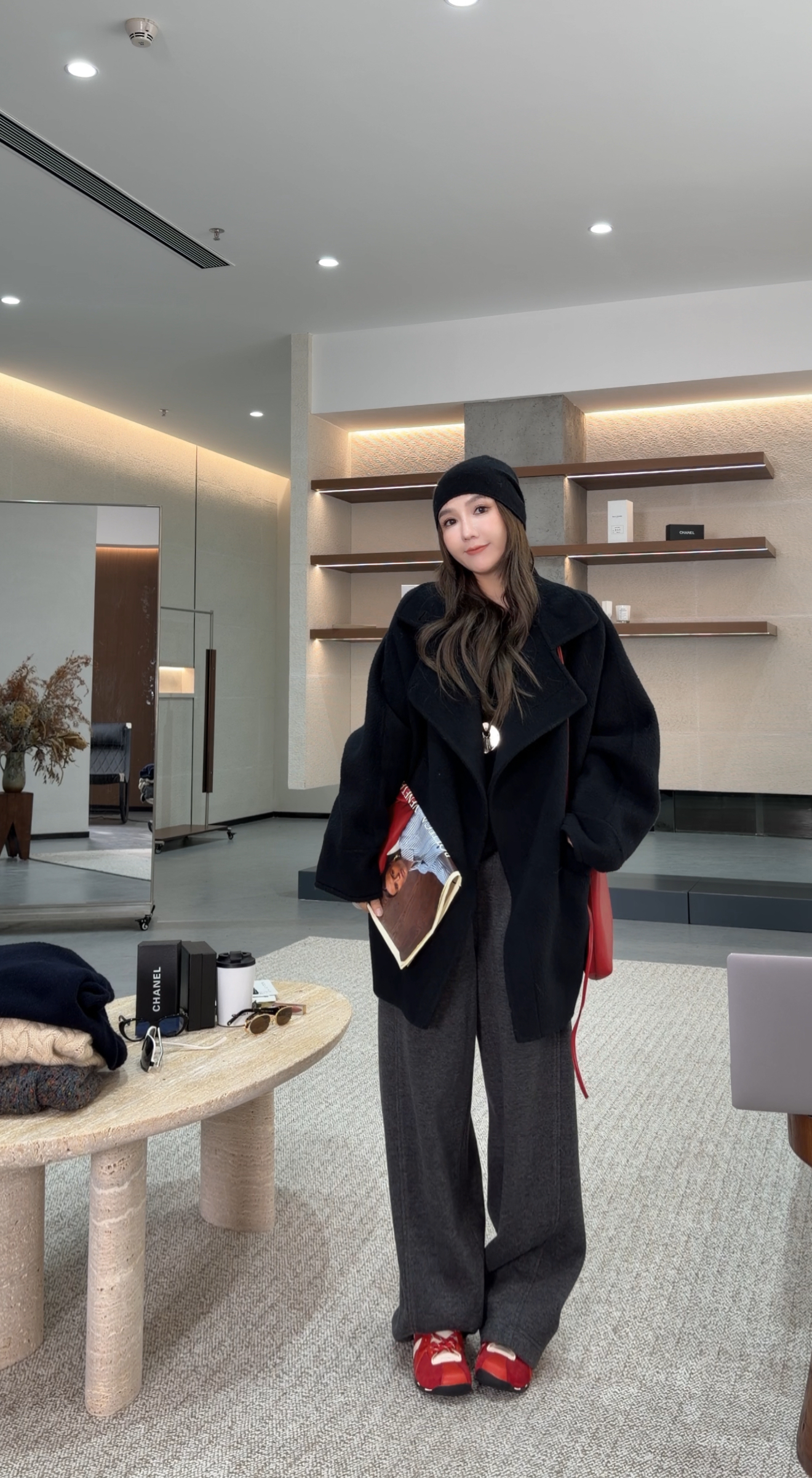 AMAZING IN1oo%18.5微米英皇贝贝羊驼毛大衣A251024-AI5ADTJ25310